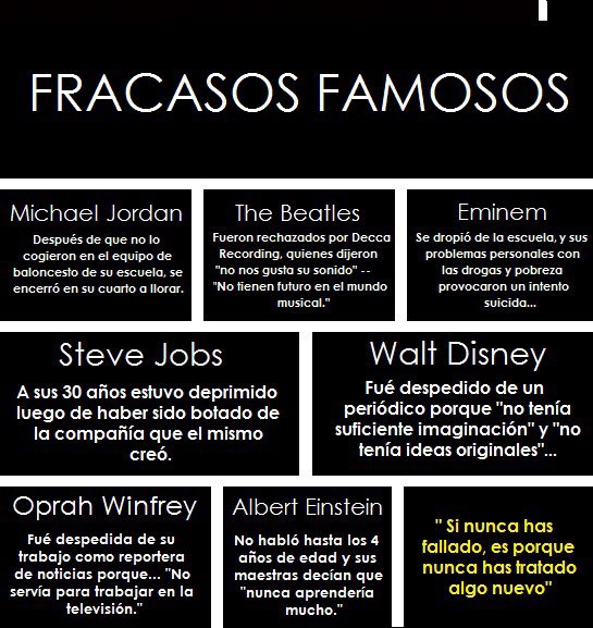 Fracasos